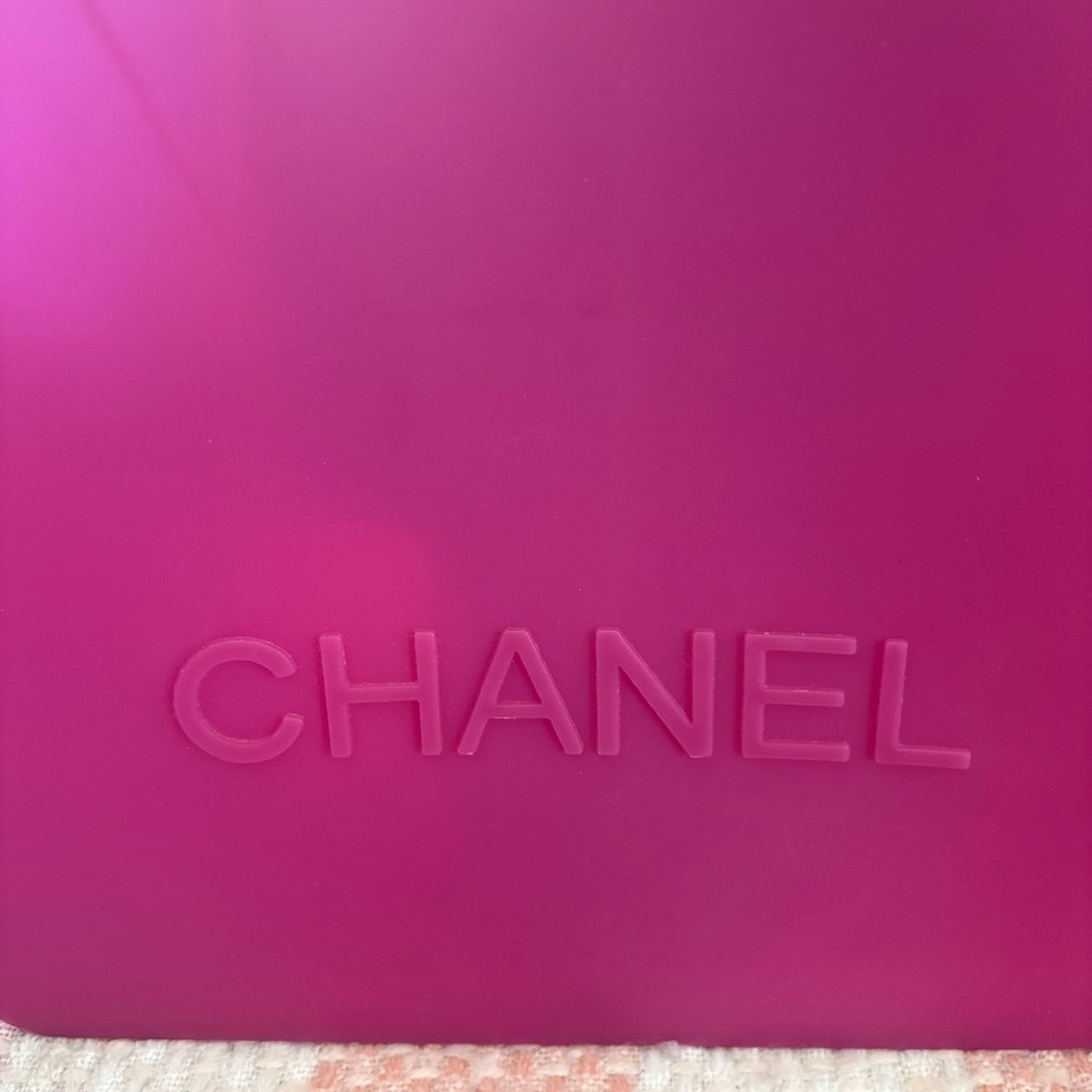 Chanel Pink Jelly Petite Shopping Tote - Picture 3 of 7